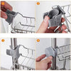 Stainless Steel Faucet Storage Rack, Sponge Holder, Adhesive Sink Caddy Organizer