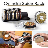 Cylinder Spice Rack Seasonings Tray-Set Of 6