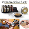Cylinder Spice Rack Seasonings Tray-Set Of 6
