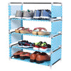 5 Layers Multifunctional Shoes Rack-Simple Dust Proof Assembly Fabric Dormitory Shoes Rack