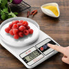 Digital Kitchen Weighing Machine Multipurpose Electronic Weight Scale with Backlit LCD Display for Measuring Food, Cake, Vegetable, Fruit