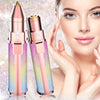2 In 1 Rechargeable Flawless Eyebrow Hair Remover & Facial Hair Trimmer