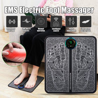 Rechargeable Portable EMS Electric Foot Massage Pad Feet Simulator