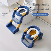 2 in 1 Foldable Potty Training Toilet Seat & Ladder | Soft Cushion & Anti-Slip