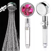 360 Degrees Rotating High Pressure Shower Heads, Handheld Turbo Fan Shower